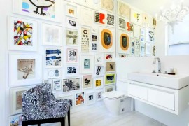 How to Use Art in a Small Bathroom